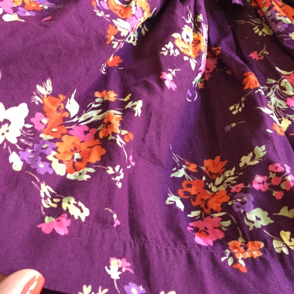 Janie & Jack 5 🍂Equestrian Charm 🍂Purple Skirt - Picture 2 of 2